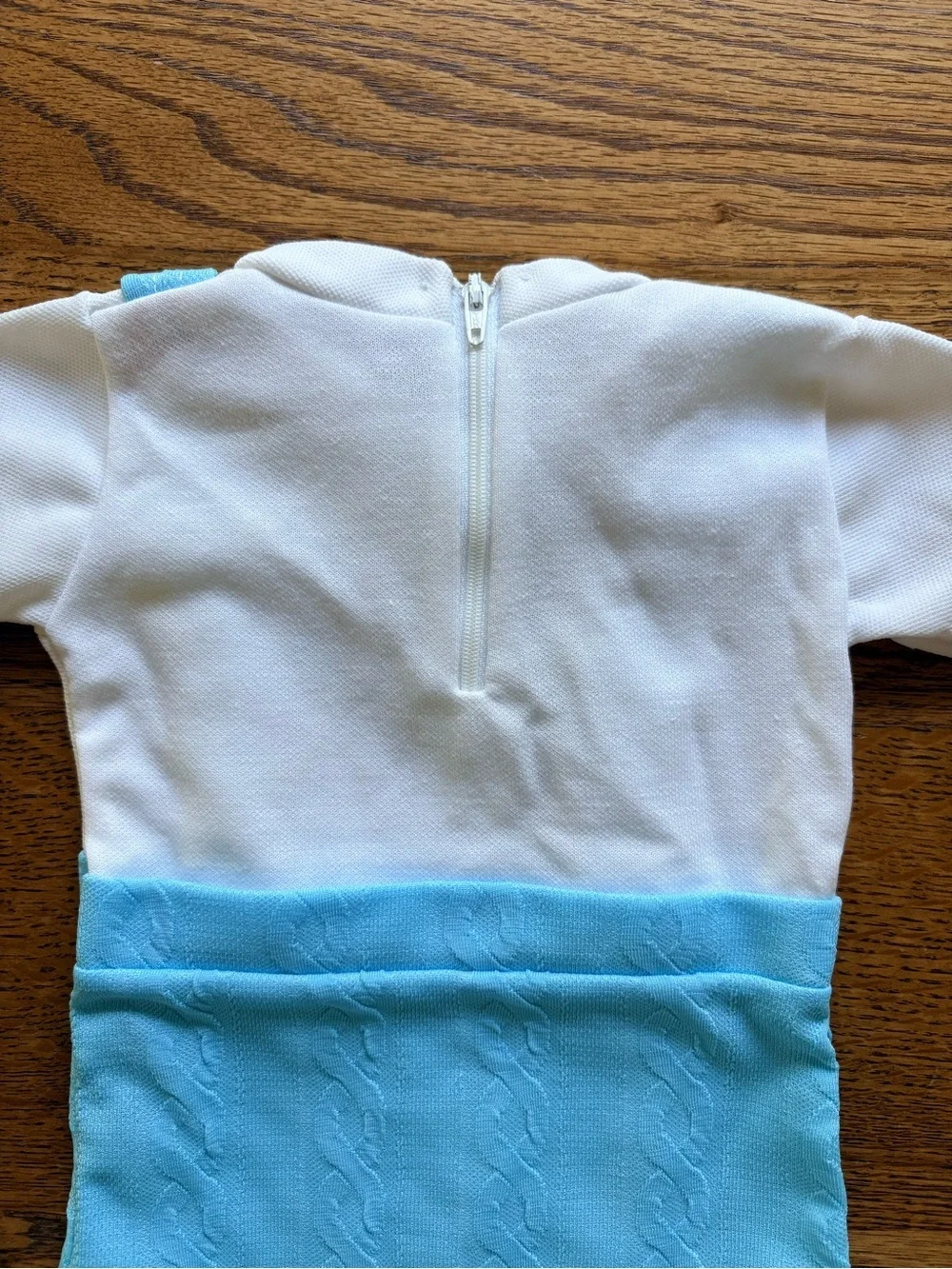 VTG Little Me by Lois Baby Blue Button-Up Outfit and Jacket set- size NB?